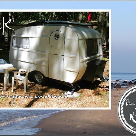 Ddr Wohnwagen Qek Direkt Am Strand Dranske Eksteriør billede